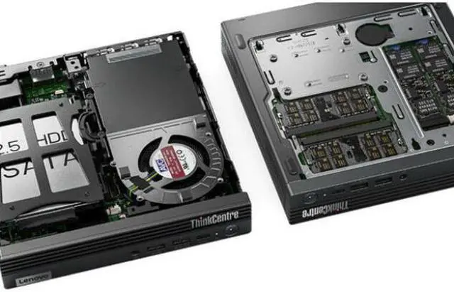 Alt view image 8 of 18 - Lenovo ThinkCentre M80q Gen 3 11U1004XUS Desktop Computer - Intel Core i5 12th Gen i5-12500T Hexa-core (6 Core) 2 GHz - 16 GB RAM DDR5 SDRAM - 256 GB M.2 PCI Express NVMe 4.0 x4 SSD - Tiny - Black