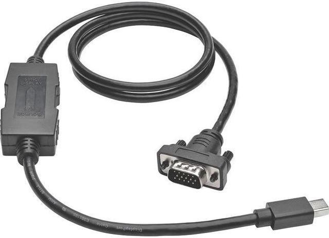 Alt view image 4 of 7 - Tripp Lite P586-003-VGA-V2 Black Connector A	MINI DISPLAYPORT (MALE)
Connector B	HD15 (MALE) Mini DisplayPort 1.2 to VGA Active Adapter Cable, Mini DP to HD15 (M/M), 1920x1200/1080p Male to Male