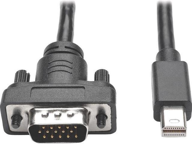 Alt view image 5 of 7 - Tripp Lite P586-003-VGA-V2 Black Connector A	MINI DISPLAYPORT (MALE)
Connector B	HD15 (MALE) Mini DisplayPort 1.2 to VGA Active Adapter Cable, Mini DP to HD15 (M/M), 1920x1200/1080p Male to Male