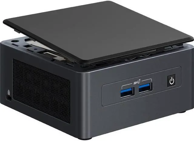 Alt view image 4 of 10 - Intel NUC 11 Pro NUC11TNHv7 Barebone System - Socket BGA-1449 - 1 x Processor Support - Intel Core i7 11th Gen i7-1185G7 Quad-core (4 Core)