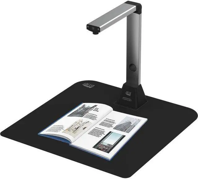 Alt view image 2 of 14 - Adesso CYBERTRACK 820 8.0 Megapixel CMOS Color Sensor Camera 8 Megapixel Fixed-Focus A3 Document Camera Scanner with OCR Function