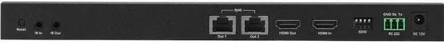 Alt view image 8 of 20 - SIIG 1x2 HDMI Splitter Over Cat6 Extender w/ Loopout IR ARC & RS-232 CEH27911S1