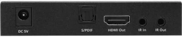 Alt view image 8 of 11 - SIIG 1x4 HDMI Splitter Over Cat6 Extender w/ Loopout IR ARC & RS-232 CEH27A11S1