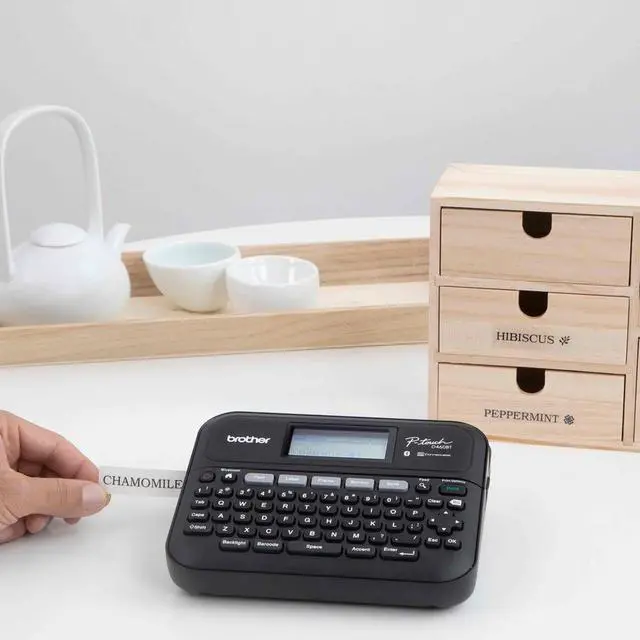 Alt view image 5 of 17 - Brother® P-touch PT-D460BT Business Expert Connected Label Maker with Bluetooth® - 16 Fonts - Tape