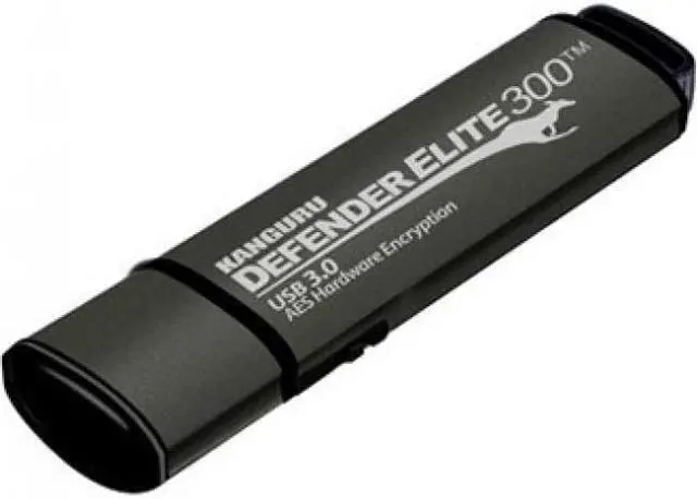 Alt view image 13 of 16 - Kanguru Defender Elite300 16GB FIPS 140-2 Certified, SuperSpeed USB 3.0 Flash Drive 256bit AES Encryption KDFE300-16G