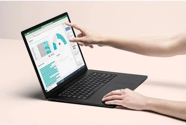 Alt view image 9 of 12 - Microsoft Surface Laptop 4 - 13.5" Touchscreen Laptop - Intel Core i7-1185G7 - 2256 x 1504 Display - Windows 11 - Black 5EB-00077 Notebook