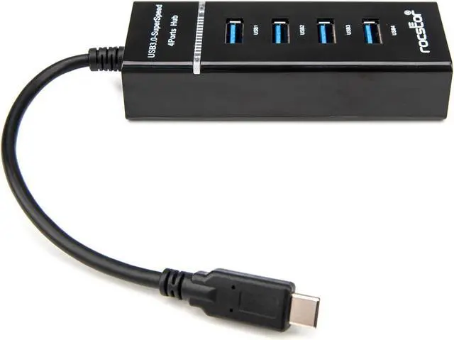 Alt view image 9 of 14 - 4PORT USB C HUB TO 4XUSB-A BUS