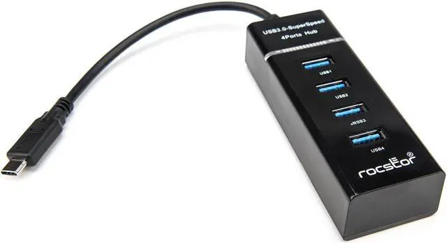 Alt view image 13 of 14 - 4PORT USB C HUB TO 4XUSB-A BUS