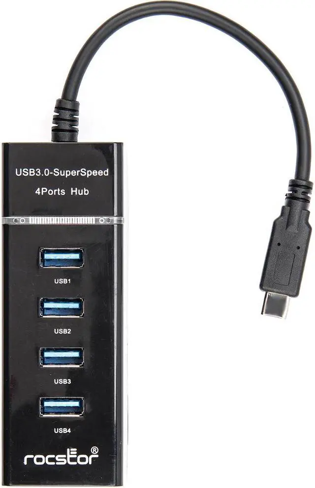 Alt view image 12 of 14 - 4PORT USB C HUB TO 4XUSB-A BUS