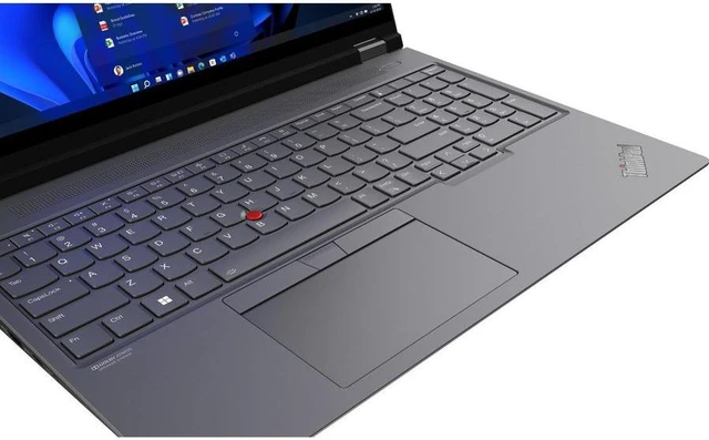 Alt view image 9 of 10 - Lenovo ThinkPad P16 G1 21D6005WUS 16" Mobile Workstation - WQXGA - 2560 x 1600 - Intel Core i7 12th Gen i7-12800HX Hexadeca-core (16 Core) 2 GHz - 32 GB Total RAM - 1 TB SSD - Storm Gray
