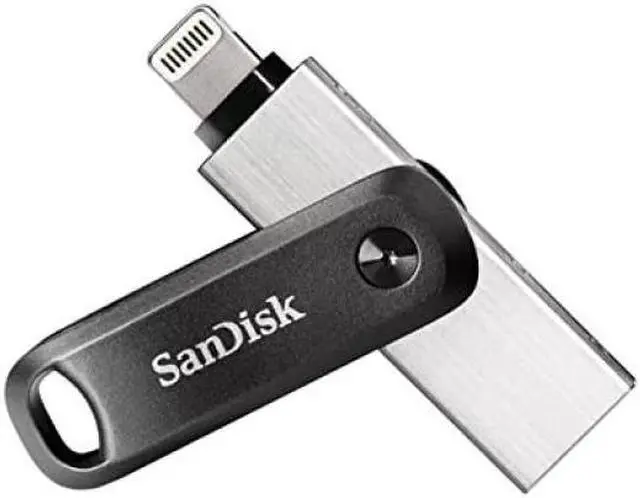 Alt view image 5 of 15 - SanDisk SDIX60N-064G-AN6NN iXpand Flash Drive Go 64GB USB 3.0/Lightning