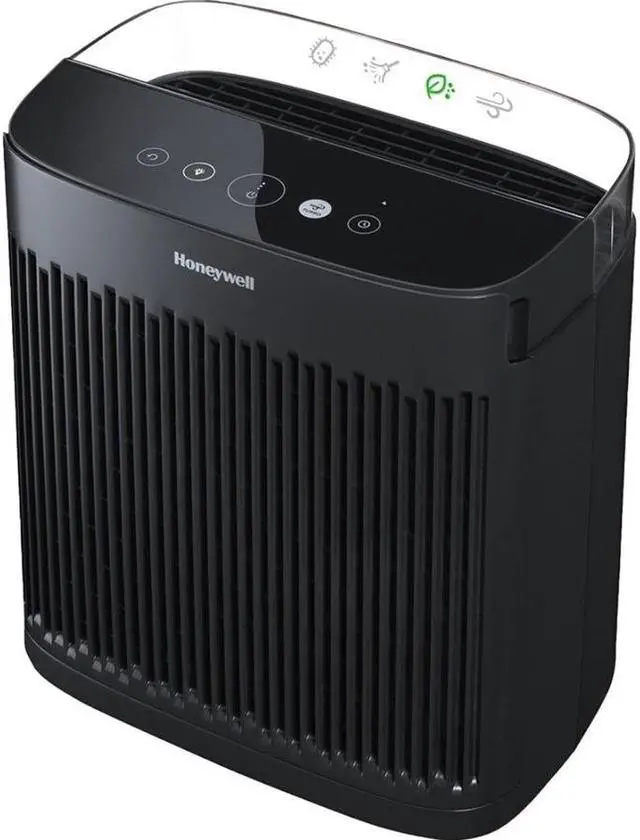 Alt view image 2 of 10 - Honeywell InSight HEPA Air Purifier - Black, HPA5100B - True HEPA, Activated Carbon - 190 Sq. ft. - Black