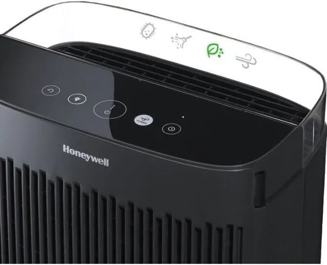 Alt view image 3 of 10 - Honeywell InSight HEPA Air Purifier - Black, HPA5100B - True HEPA, Activated Carbon - 190 Sq. ft. - Black