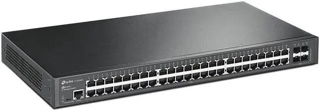 Alt view image 9 of 10 - TP-Link JetStream 48-Port Gigabit L2 Managed Switch with 4 SFP Slots TLSG3452
