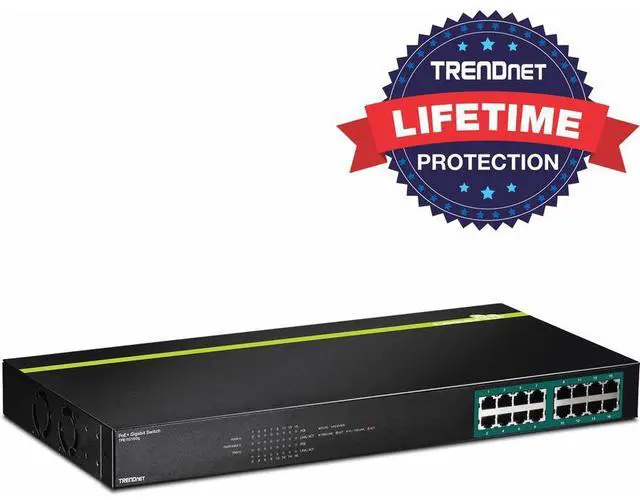 Alt view image 5 of 7 - TRENDNET - BUSINESS CLASS TPE-TG160G 16-PORT GIGABIT POE PLUS SWITCH