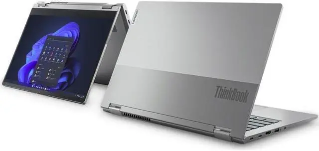 Alt view image 5 of 19 - Lenovo ThinkBook 14s Yoga G2 IAP 21DM003QUS 14" Touchscreen Notebook - Full HD - 1920 x 1080 - Intel Core i5 12th Gen i5-1235U Deca-core (10 Core) - 16 GB Total RAM - 8 GB On-board Memory - 256 GB...