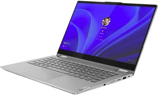 Alt view image 8 of 19 - Lenovo ThinkBook 14s Yoga G2 IAP 21DM003QUS 14" Touchscreen Notebook - Full HD - 1920 x 1080 - Intel Core i5 12th Gen i5-1235U Deca-core (10 Core) - 16 GB Total RAM - 8 GB On-board Memory - 256 GB...