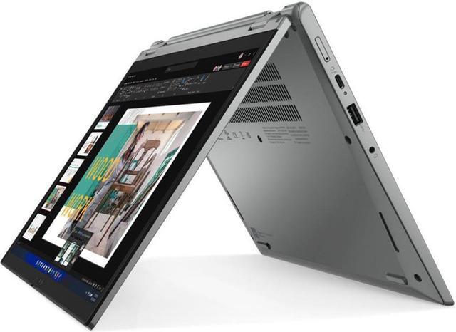 Alt view image 5 of 9 - Lenovo ThinkPad L13 Yoga Gen 3 21B50037US 13.3" Touchscreen Convertible 2 in 1 Notebook - WUXGA - 1920 x 1200 - Intel Core i5 12th Gen i5-1235U Deca-core (10 Core) 3.30 GHz - 8 GB Total RAM - 256 ...