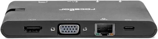 Alt view image 9 of 17 - Rocstor Portable USB-C 7-Port Multiport Adapter Y10A263B1
