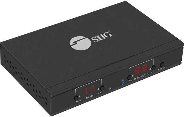 Alt view image 6 of 12 - SIIG 1080p HDMI Over IP Extender with IR Receiver CEH23C11S2