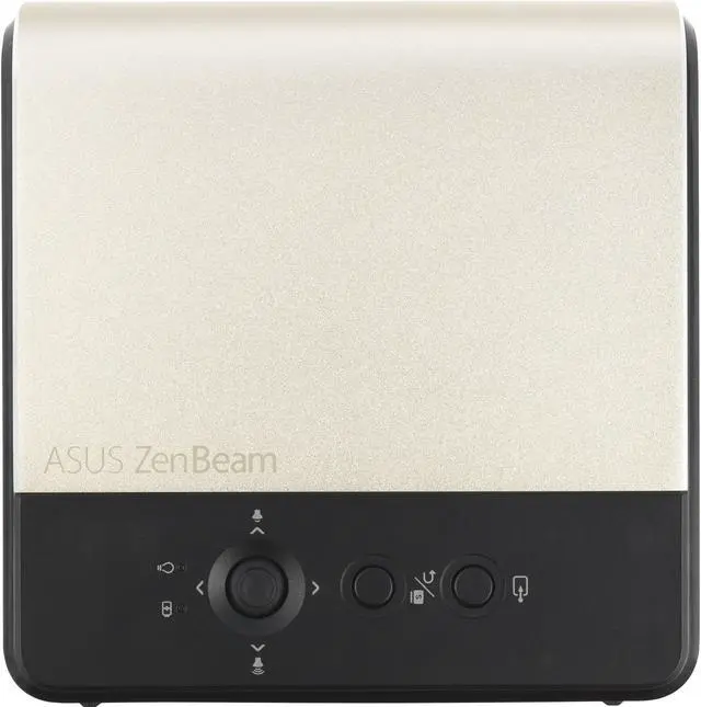 Alt view image 5 of 17 - ASUS ZenBeam E2 Mini LED Portable Wireless Projector - 300 LED lumens, Auto Portrait mode for smartphone mirroring, 4 hour Video Playback, Power Bank, 5W Speaker, USB, HDMI