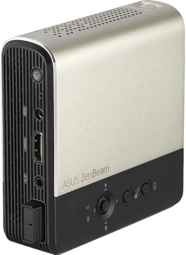 Alt view image 7 of 17 - ASUS ZenBeam E2 Mini LED Portable Wireless Projector - 300 LED lumens, Auto Portrait mode for smartphone mirroring, 4 hour Video Playback, Power Bank, 5W Speaker, USB, HDMI