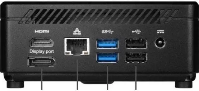 Alt view image 4 of 19 - MSI Desktop Computer Cubi 5 10M-692US Intel Core i3-10110U 8GB DDR4 250GB PCIe SSD Intel UHD Graphics Windows 11 Home 64-bit