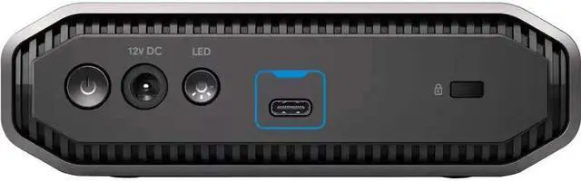 Alt view image 3 of 14 - WD G-DRIVE SDPHF1A-022T-NBAAD 22 TB Desktop Hard Drive - External - Desktop PC Device Supported - USB 3.2 (Gen 2) - 7200rpm - 280 MB/s Maximum Read Transfer Rate - 3 Year Warranty
