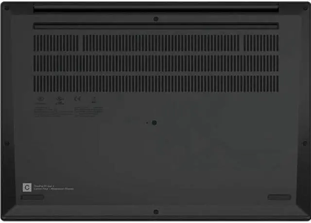Alt view image 3 of 8 - Lenovo ThinkPad P1 Gen 4 20Y3006WUS 16" Mobile Workstation - WQUXGA - 3840 x 2400 - Intel Core i7 11th Gen i7-11850H Octa-core (8 Core) 2.50 GHz - 32 GB Total RAM - 1 TB SSD - Black