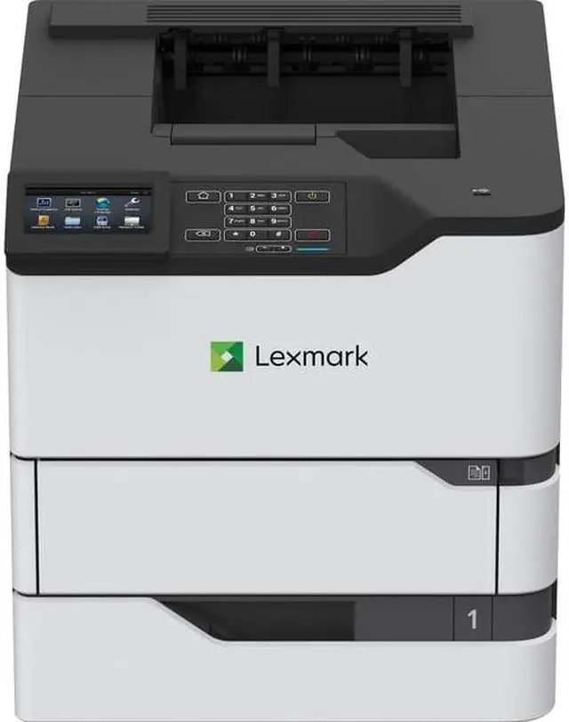Alt view image 4 of 7 - Lexmark MS820e MS826de Laser Printer - Monochrome - 1200 x 1200 dpi Print - Plain Paper Print - Desktop
