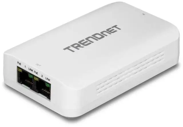 Alt view image 7 of 13 - TRENDnet 2-Port Gigabit PoE++ Extender, 1 x Gigabit PoE++ In Port, 2 x Gigabit PoE Out Ports, Extends 100m (328 ft) Up to 200m (656 ft), Daisy Chain 4 Units for up to 500m (1640 ft), Black, TPE-BE200