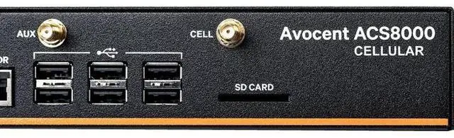 Alt view image 5 of 6 - Vertiv Avocent ACS8000 Serial Console 32 port Dual AC Power AT&T+Verizon ACS8032NADAC400