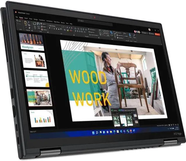 Alt view image 7 of 15 - Lenovo ThinkPad X13 Yoga Gen 3 21AW002QUS 13.3" Touchscreen Convertible 2 in 1 Notebook - WUXGA - 1920 x 1200 - Intel Core i7 12th Gen i7-1265U Deca-core (10 Core) - 16 GB Total RAM - 16 GB On-bo