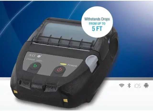 Alt view image 6 of 9 - Seiko MP-B20 2 Mobile Printer Wireless MP-B20-B02JK1-74