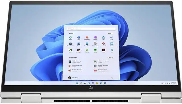 Alt view image 3 of 11 - HP ENVY x360 15.6" Touchscreen Convertible 2-in-1 Notebook Intel Core i5-1240P 8GB RAM 512GB SSD Natural Silver Aluminum