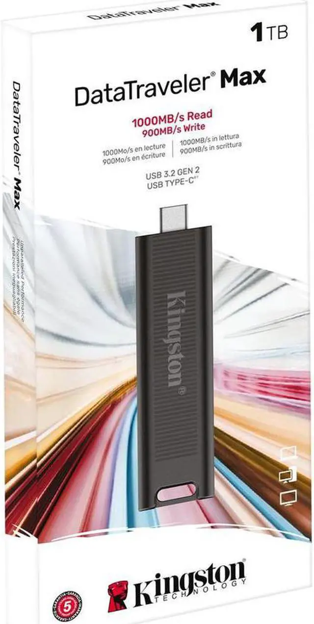 Alt view image 10 of 18 - Kingston Data Traveler MAX 1TB Memory (USB Flash Drive) DTMAX/1TB