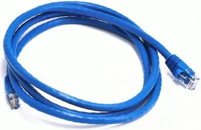 Alt view image 7 of 10 - Monoprice Cat5e Ethernet Patch Cable - 5 Feet - Blue | Network Internet Cord - RJ45, Stranded, 350Mhz, UTP, Pure Bare Copper Wire, 24AWG