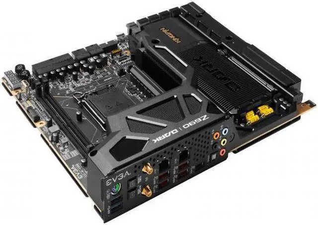 Alt view image 11 of 16 - EVGA Z690 Dark K|NGP|N, 121-AL-E699-KR, LGA 1700, Intel Z690, PCIe Gen5, SATA 6Gb/s, 2.5Gb/s LAN, WiFi6E/BT5.2, USB 3.2 Gen2x2, M.2, U.2, EATX, Intel Motherboard