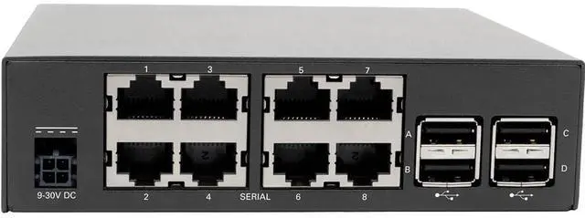 Alt view image 20 of 20 - Tripp Lite 8-Port Serial Console Server with 4G LTE Cellular Gateway, Dual GB NIC, 4Gb Flash and Dual SIM (B093-008-2E4U-V)