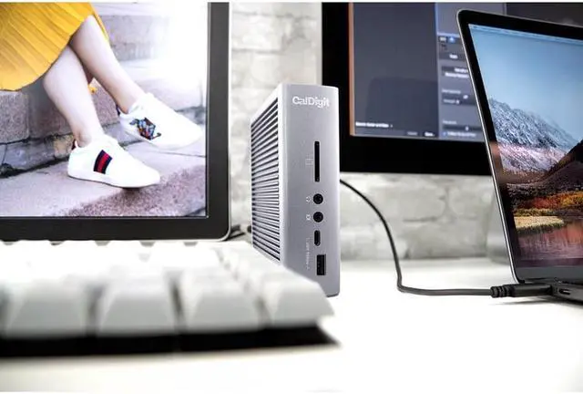Alt view image 10 of 20 - CalDigit Thunderbolt 3 Mini Dock Dual 4K Adapter