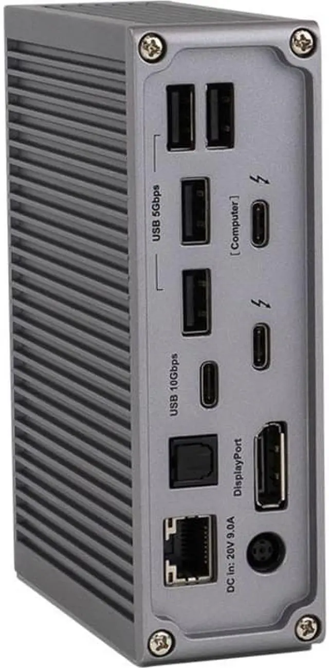 Alt view image 8 of 20 - CalDigit Thunderbolt 3 Mini Dock Dual 4K Adapter