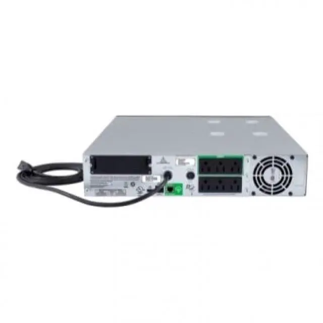 Alt view image 2 of 4 - APC SMT1500RM2UCUS  Smart-UPS, Line Interactive, 1500VA, Rackmount 2U, 120V, 6x NEMA 5-15R outlets, SmartConnect Port+SmartSlot, AVR, LCD [TAA] - 2U Rack-mountable - AVR - 3 Hour Recharge -120 V Input