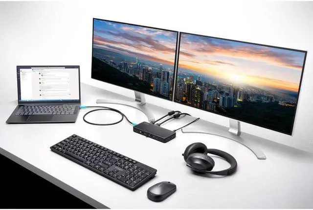 Alt view image 7 of 19 - Kensington SD4839P Docking Station - for Notebook/Monitor - 85 W - USB Type C - 3 Displays Supported - 4K, Full HD - 3840 x 2160, 1920 x 1080 - 4 x USB Ports - 3 x USB Type-A Ports - USB Type-A - 1 x