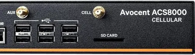 Alt view image 5 of 14 - Vertiv Avocent ACS8000 Serial Console 16 port Dual AC Power AT&T+Verizon ACS8016NADAC400