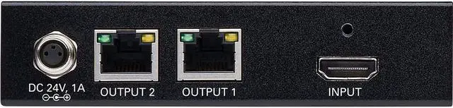 Alt view image 2 of 4 - Tripp Lite B127-002-H 125 ft. HDMI Over Cat6 Splitterextender with PoC, 2 Ports 4K x 2K - 60Hz, 4-4-4, TAA, Black