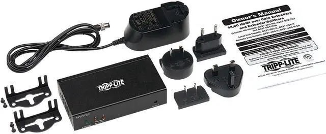 Alt view image 4 of 4 - Tripp Lite B127-002-H 125 ft. HDMI Over Cat6 Splitterextender with PoC, 2 Ports 4K x 2K - 60Hz, 4-4-4, TAA, Black