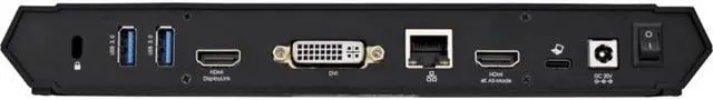 Alt view image 5 of 20 - V7 DOCKUSBC USB-C Triple DisplayLink Docking Station