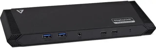 Alt view image 7 of 20 - V7 DOCKUSBC USB-C Triple DisplayLink Docking Station