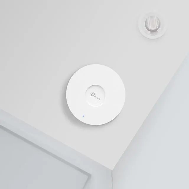 Alt view image 5 of 16 - TP-Link EAP653 Ultra Slim w/No Adapter | Omada True WiFi 6 AX3000 Wireless Gigabit Business Access Point | Mesh, Seamless Roaming, MU-MIMO | SDN Multi-Controller Options, Remote Access | PoE+ Powered