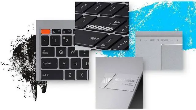 Alt view image 16 of 20 - Asus Vivobook S 15 OLED K3502 K3502ZA-DS51 15.6" Notebook - Full HD - 1920 x 1080 - Intel Core i5 12th Gen i5-12500H Octa-core (8 Core) 2.50 GHz - 8 GB Total RAM - 512 GB SSD - Indie Black